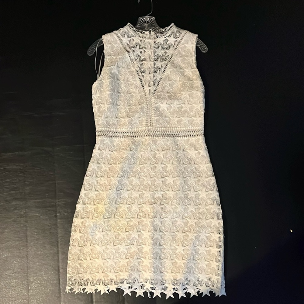 EUC Sam Edelman White Cutout Dress - Size 8 - Bridal